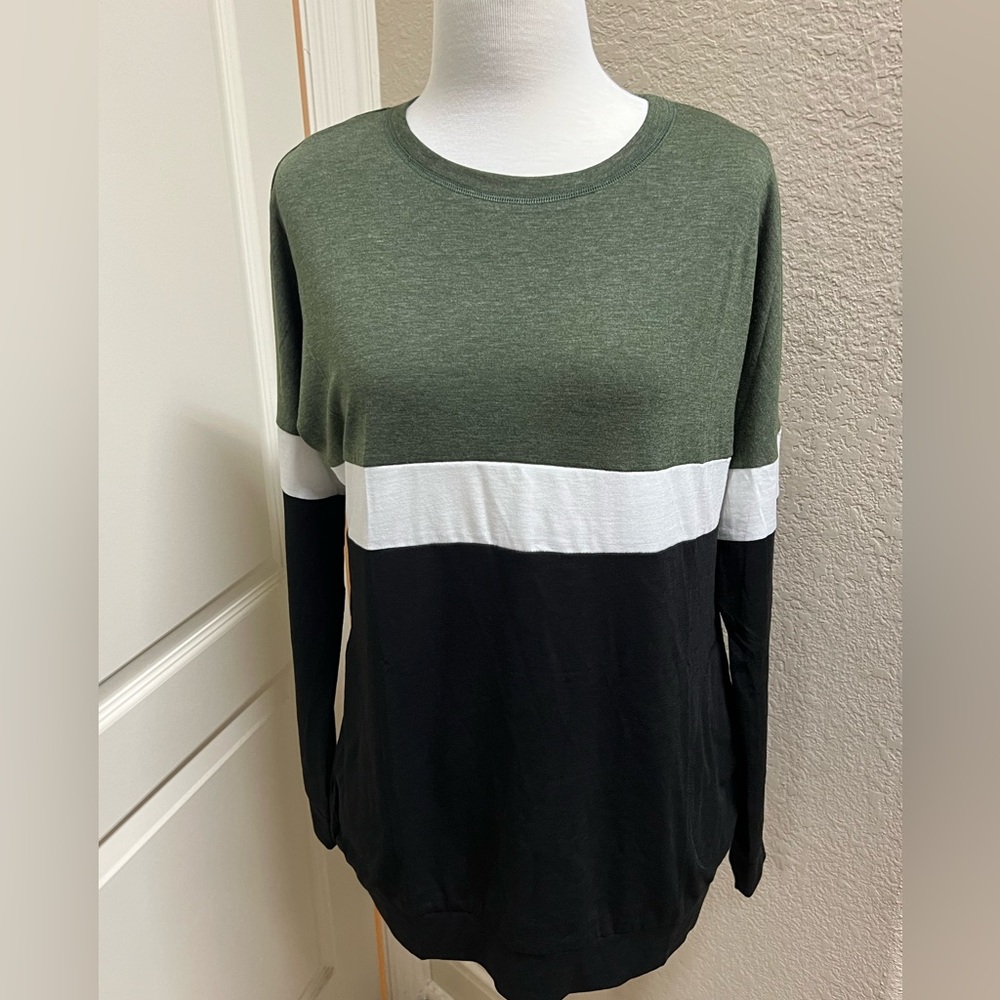 NWOT - (2) Colorblock Long Sleeve Tops